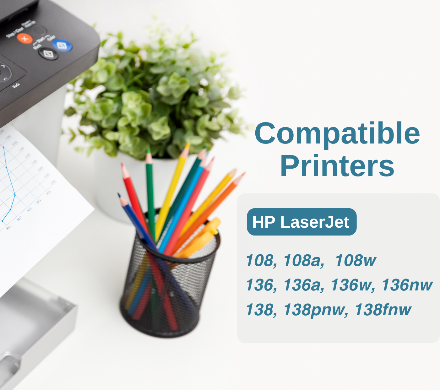 Print Page 110A (W1112A) Toner Cartridge (Set of 4)
