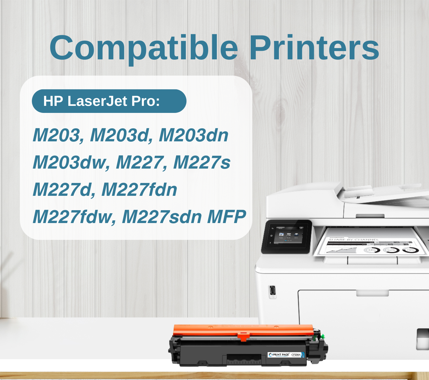 Print Page 30A (CF230A) Toner Cartridge 1 pcs