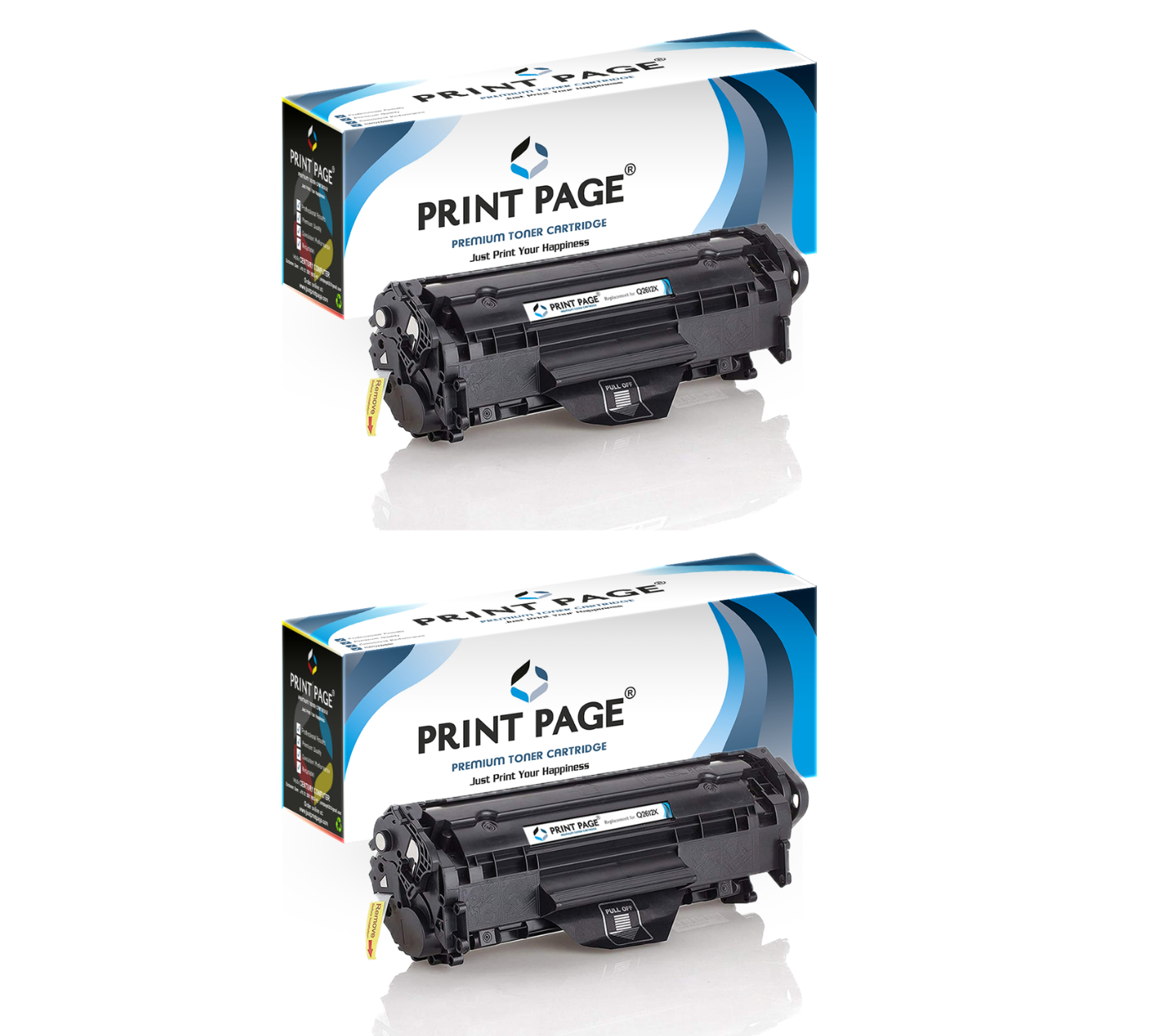 Print Page 12X (Q2612X) Toner Cartridge (Print 3000 Pages) (Set of 2)