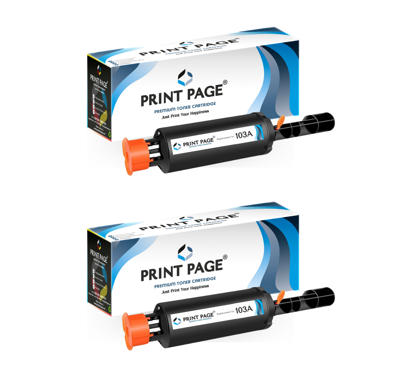 Print Page 103A (W1103A) Toner Reload Kit Set of 2