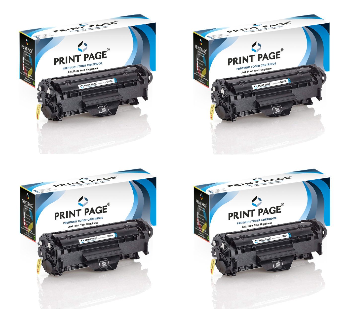 Print Page 12A (Q2612A) Toner Cartridge (Set of 4)