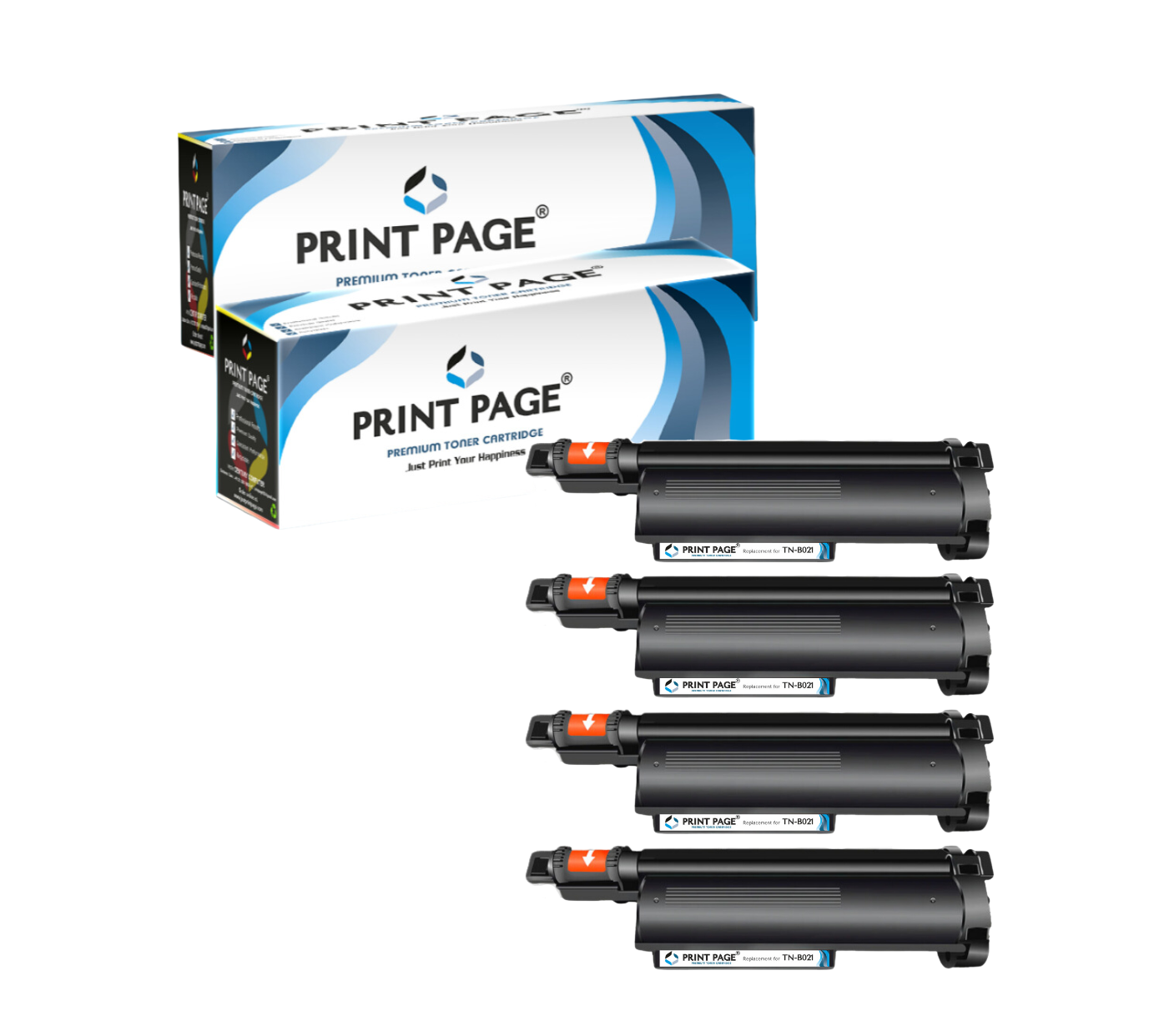 Print Page TN-B021 Toner Cartridge (Set of 4)