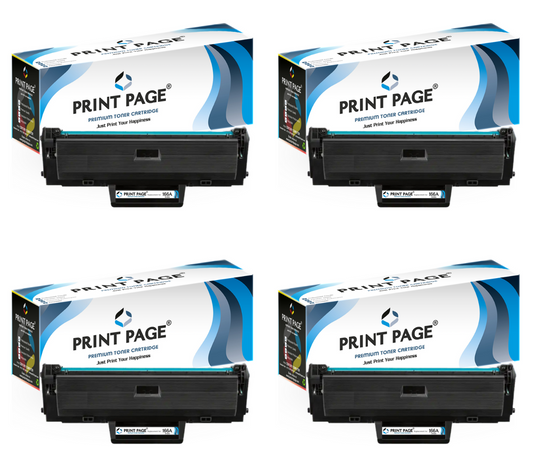 Print Page 166A (W1660A) Toner Cartridge (Set of 4)