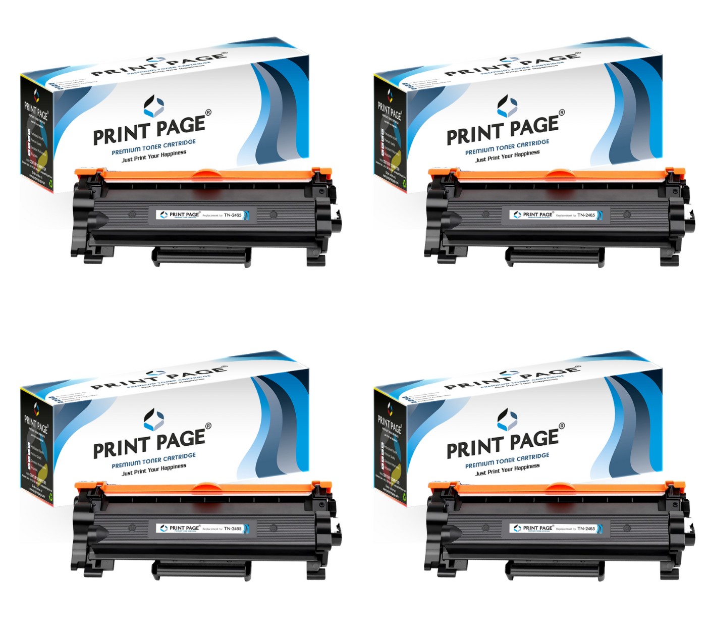 Print Page TN-2465 Toner Cartridge (Set of 4)