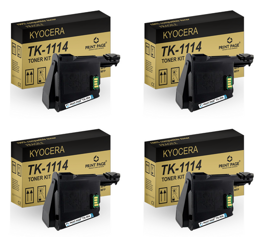 Print Page TK-1114 Toner Cartridge Set of 4