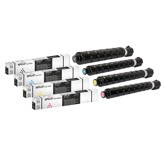 Print Page NPG-67 Toner Cartridge 4 Color Combo