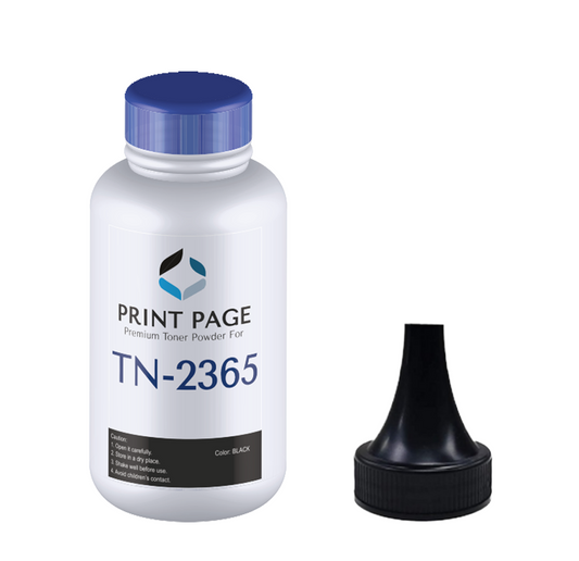 Print Page TN-2365 Toner Powder Bottle (80gm) (1 Bottle)