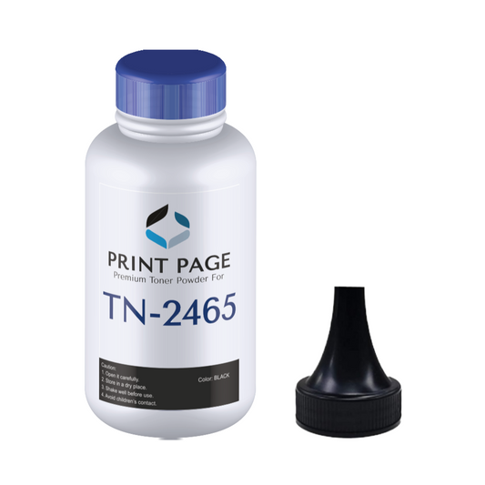 Print Page TN-2465 Toner Powder Bottle (80gm) (1 Bottle)