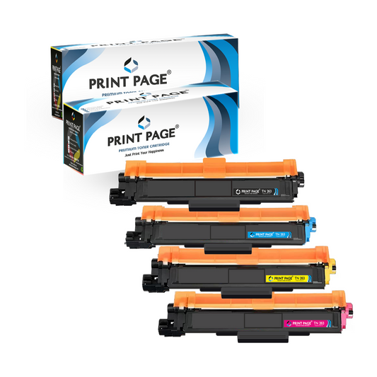 Print Page TN 263 Toner Cartridge 4 Color Combo