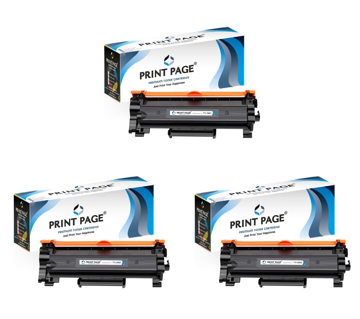 Print Page TN-2465 Toner Cartridge (Set of 3)