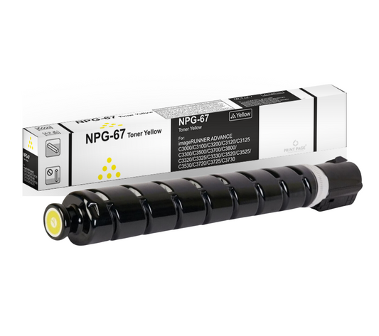 Print Page NPG-67 Toner Cartridge Yellow